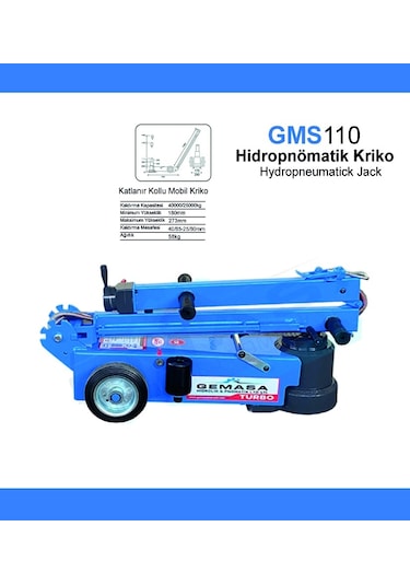 Gemasa 25-40 Mobil Pnomatik Havalı Kriko