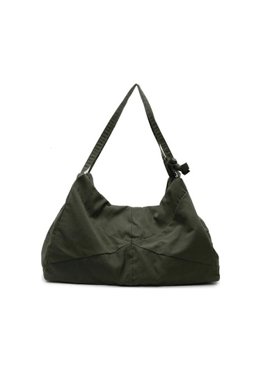 Kadınlar İçin Düz Renk Koltuk Altı Çantası Büyük Kapasiteli Seyahat Çantası Okul Çantası Şık Omuz Çantası Basit Koltuk Altı Çantası Yeşil Yeşil Yeşil Diğer