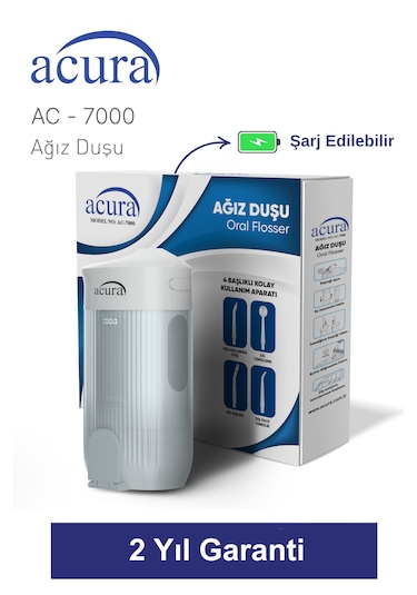 Acura Ac-7000 Şarjlı 4 Başlıklı Ağız Duşu