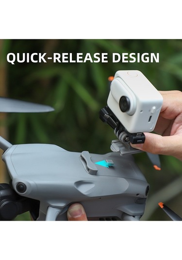 Sunnylıfe A3-gz695 Djı Air 3 Montaj Adaptörü Gopro/ınsta360 Spor Kamera Genişletme Montaj Aksesuarları