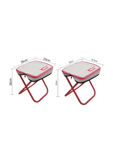 Kanda Bag Tipi Katlanır Balıkçı Sandalye Taşınabilir Açık Seyahat Eskiz Dışkısı, Boyut:kırmızı Diğer Çok Renkli