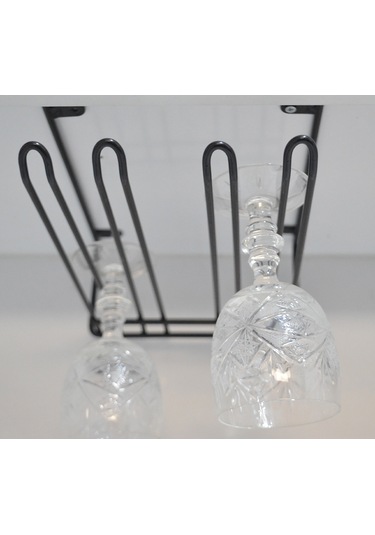 Siyah 2 Bölmeli Bar Kadehlik Bardaklık