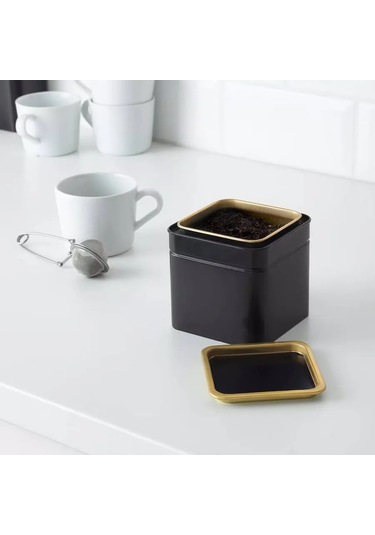 Ikea Kahve/çay Kutusu Ikea Blomnıng, Çelik, 10x10x10cm, 1 Adet 250184032