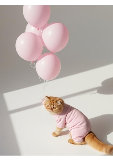 Teddy Bear Pamuklu Kedi Tulum Pijama