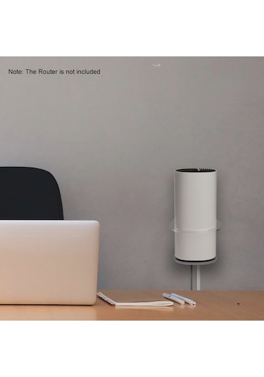 Mufunye Tp-link Deco M4/s4/p9 İçin Şeffaf Duvarlı Tutucu Df-1057 - Wi-fi Sinyalini Güçlendirir, Evcil Hayvan Ve Çocuklardan Korur - 1 Adet Beyaz