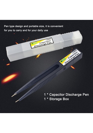 Yifomall 1000v Taşınabilir Kapasitör Deşarj Kalemi - Hızlı Ve Güvenli Ac/dc Boşaltma Aracı