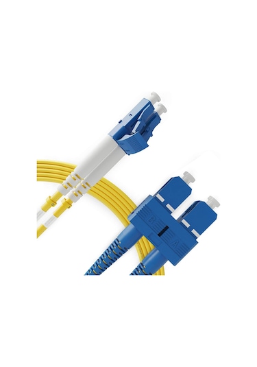 Fiber Optik Patch Kablo SC-LC Duplex Single Mode 1 Metre