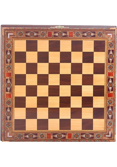 Orta Boy Metal İngiliz Satranç Takımı Parlak Ve El Yapımı Masif A