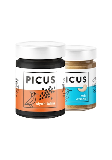 Picus Siyah Tahin 210 G + Kaju Ezmesi 195 G