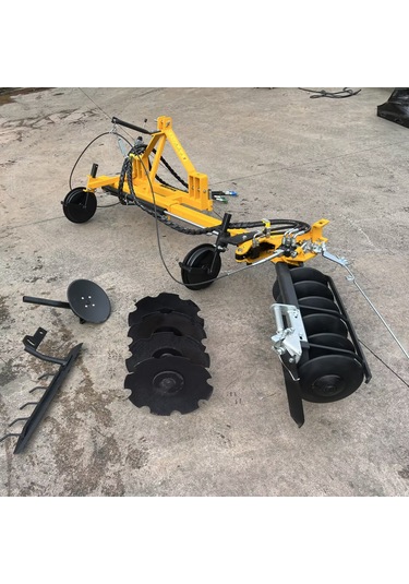 Kadıoğlu Extra Klasik Dikim Bahçe Zeytinlik Fıstık İçin Duyargalı Çapa Makinesi 3 Ataşmanlı Set