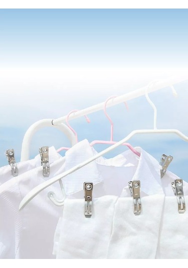 A Seller Çamaşır Mandalları 20 Adet, Metal 185446475 Krom