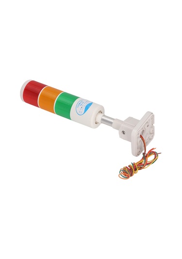 Yaozixa Endüstriyel Led Yığma Sinyal Lambası - 12v Geniş Voltajlı, Alüminyum Gövde, Abs Kapaklı, Cnc Ve Otomasyon Ürünleri İçin Uyarı Işığı