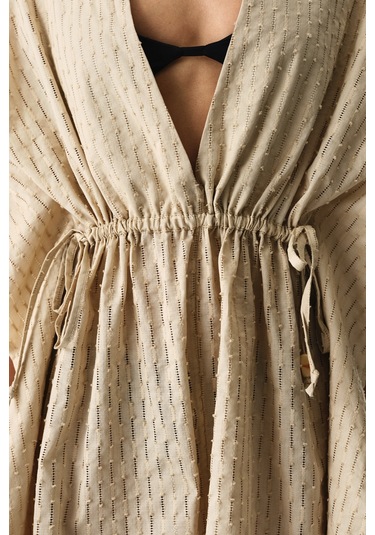 Penti Pastel Bej Neri Kaftan