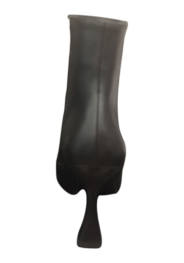 Ventes 02206z Fermuarlı Sivri Burun Cm İnce Topuk Günlük Hafif Şık Tasarım Kadın Bot Siyah