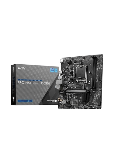 Msı Pro H610m-s Ddr4 3200mhz Oc M.2 1700p Matx Anakart