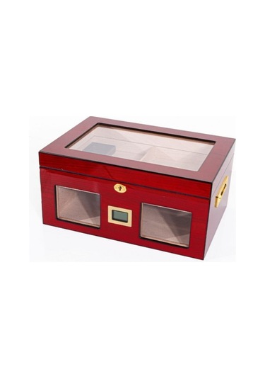 Parmida Humidor / Puro Saklama Kutusu Kırmızı 0143