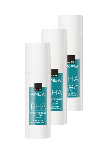 Avon Anew Bha Even Tone & Texture Cilt Tonu Görünümü Düzgünleştiren Serum 3 x 30 ML