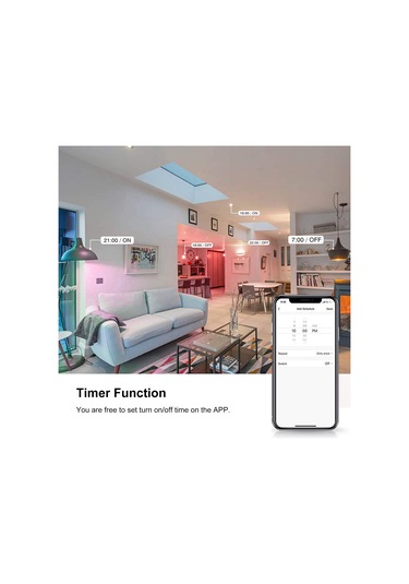 Wezone Tuya Wifi Akıllı Mum Ampulü 5w E12, Rgb Renk & Işık Şiddeti Ayarlanabilir, Alexa & Google Asistan Uyumlu