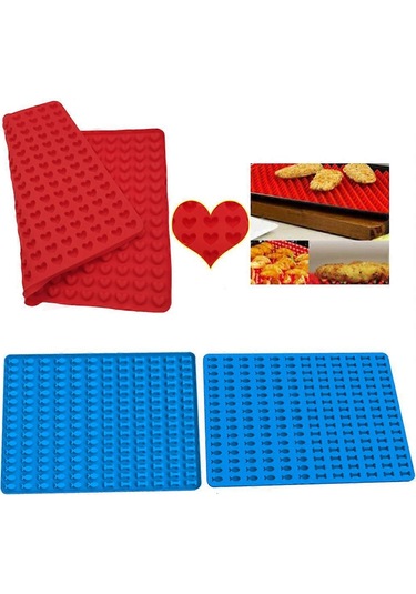 Çok Bölmeli Kalp Şeklinde Pişirme Kalıpları Yağ Filtresi Diğer