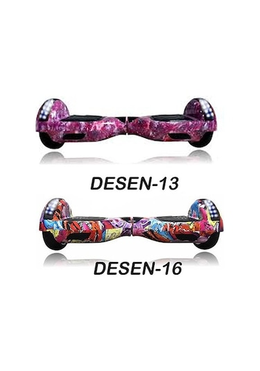 Smartstore Üst Led Işık Smart Scooter Elektrikli Kaykay Hoverboard Bluetooth