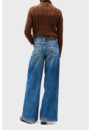 Tommy Hilfiger Bayan Kot Pantolon Ww0ww46731 1a5 Mavi Mavi