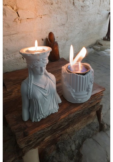 Dekoratif Karyadit Kızı Ve Ateş Çukuru Seti Hediyeli Beyaz