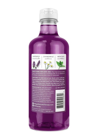 Village Naturals Therapy Nigttime Banyo Yağı + Vücut Şampuanı 473ml Lavanta