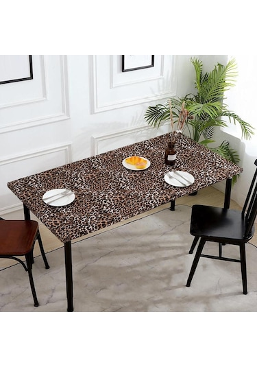 Suntek Magideal Dikdörtgen Polyester Masa Örtüsü Düğün Ev 122x61cm-stil-g