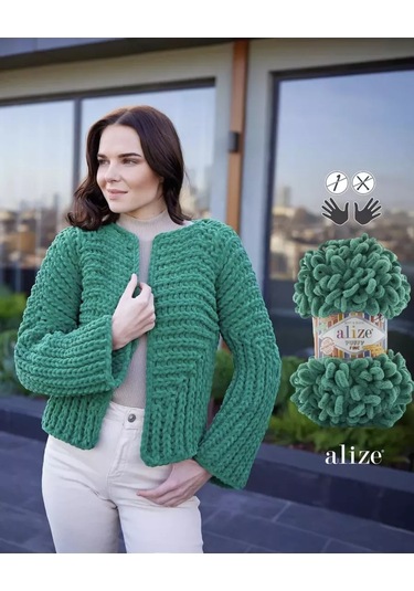Alize Puffy Puffy Fine 161 - 10 Adet Peluş İplik 240559991