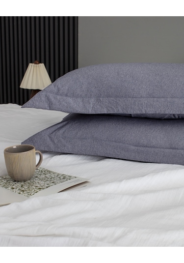 Madame Coco Meleni Tek Kişilik Comforter Set - İndigo Indigo