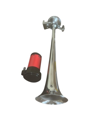 Korna 12v Marıne Krom 450mm Tek Motorlu