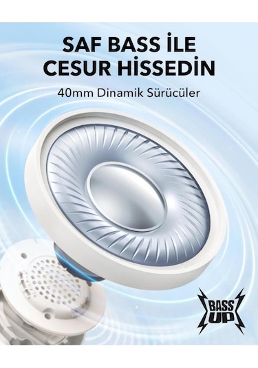 Anker Soundcore H30i Kulak Üstü Bluetooth Kulak Üstü Kulaklık