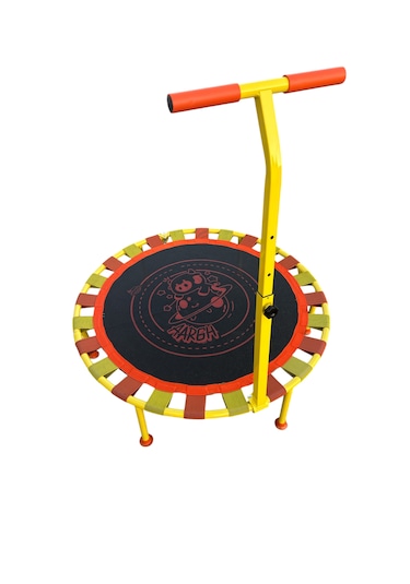 102 Cm 40 İnç Katlanabilir Tutunmalı Trambolin Çocuklar Ve Yetişkinler İçin Eğlenceli Ve Güvenli Zıplama