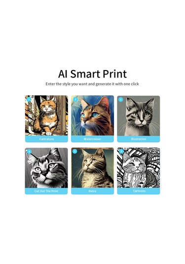 Os7567w-1 Taşınabilir Termal Fotoğraf Mini Cep Yazıcı