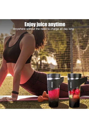 Teltree Usb Şarjlı 460ml Elektrikli Blender, Ip7 Su Geçirmez, Otomatik Temizleme, 22000r/dak, 150w, Hediyelik Meyve Suyu Blenderi Beyaz