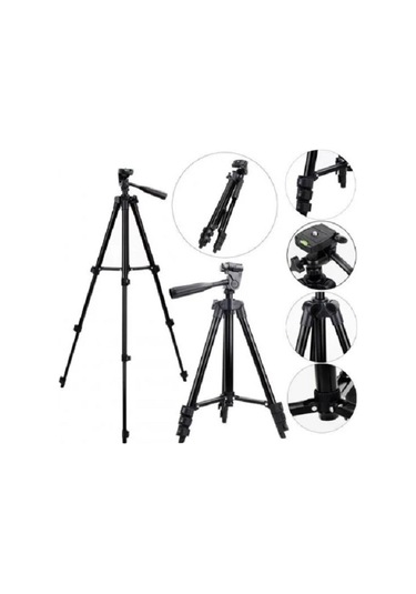 Rosepremium 3120 Telefon Ve Fotoğraf Makinesi İçin Tripod Siyah