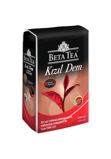 Beta Kızıl Dem Türk Çayı 1000 Gr X 4 Adet