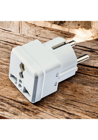 Tek-iş Seyahat Adaptörü Türk Erkek Fişli Universal Ingiliz Amerikan Fiş Çevirici Priz Dönüştürücü