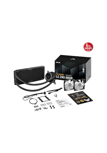 Asus Tuf Gamıng Lc Iı 240 Argb 120mm Fan Sıvı Cpu Soğutucusu