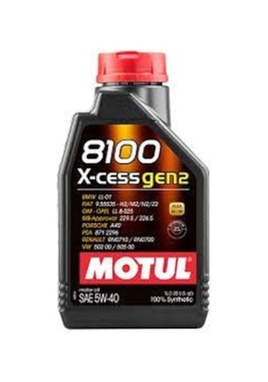 Motul 8100 5W-40 X-Cess Gen2 Motor Yağı 1 L