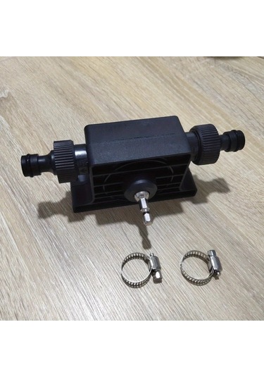 Chuangyinshop Black Heavy-duty Portable Matkap İle Çalışan Sıvı Transfer Pompası Dizel Yağ Su İçin