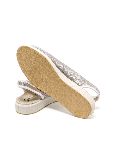 Sandalet Kadın 983 Green Life Stretch Women's Footwear Silver Silver