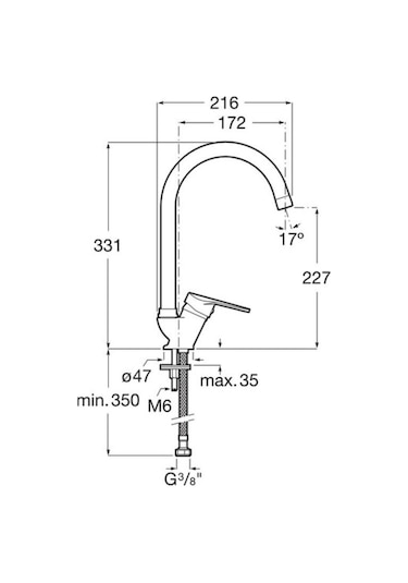Roca Glera Spiralli Pull Down Mutfak Eviye Bataryası A5A814Dc00