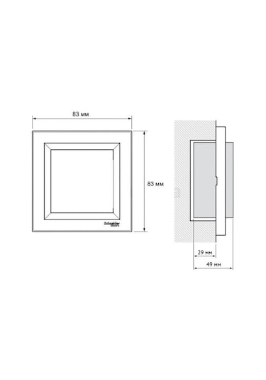 Schneider Asfora Krem Sıva Altı Topraklı Priz Çerceveli N11539
