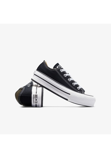 Converse Chuck Taylor All Star Eva Lift Çocuk Siyah Sneaker Düz 372861c Siyah