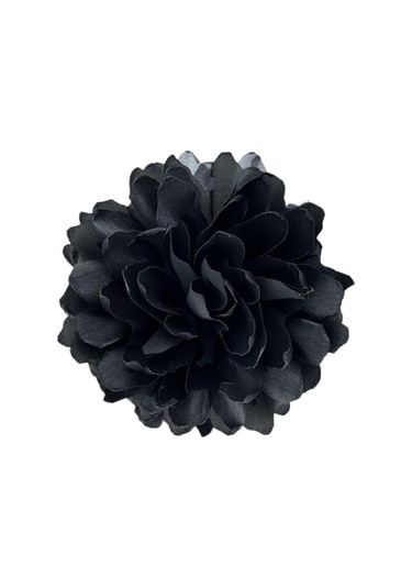 Homyl Kadınlar Için Çiçek Broş Rozeti Büyük Dans Ziyafeti Siyah Çok Renkli