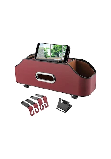 Sunup Sn-24877 Çok Fonksiyonlu Araç Arka Koltuk Organizer Siyah