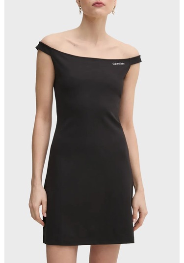 Calvin Klein Bayan Elbise J20j225541 Beh Siyah Siyah Calvin Klein Bayan Elbise J20j225541 Beh Siyah Siyah