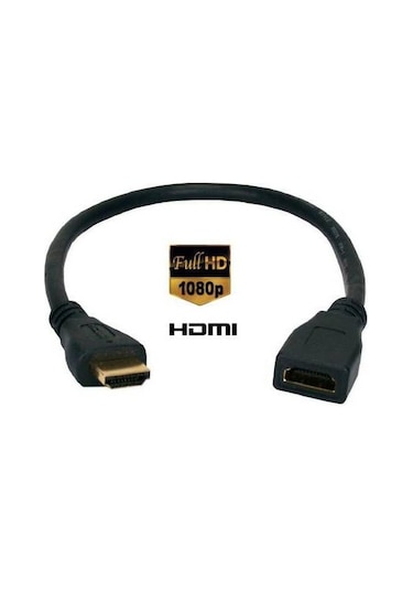 Hdmi Uzatma Kablosu - Dişi Erkek - 50 Cm