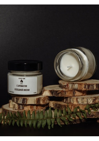 Vorobey Home Başarılı Bir Yaşam Kokulu Mum 263624542 Beyaz